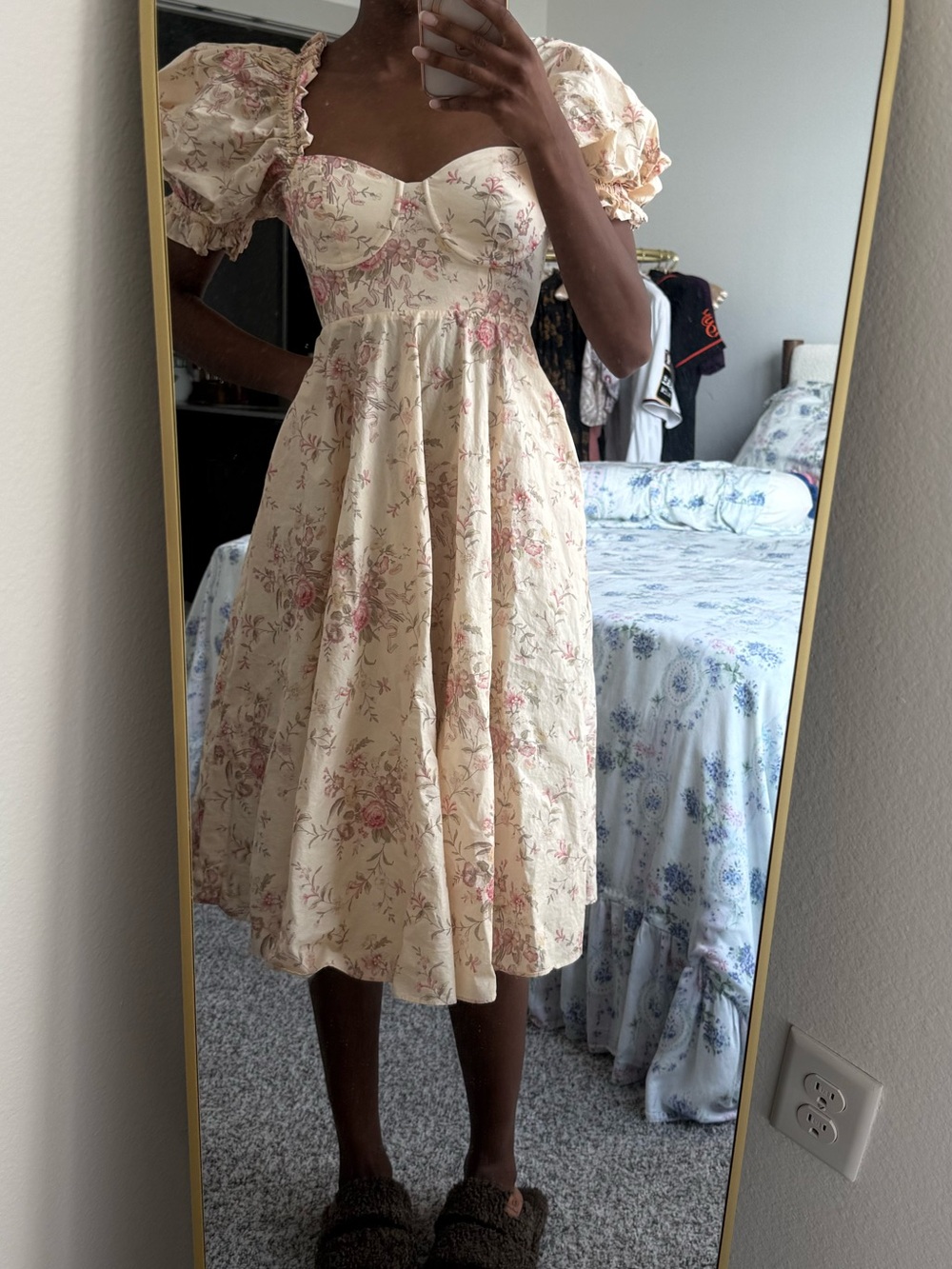 Selkie Renaissance Girl Tea Rose Dress